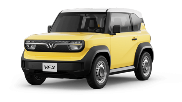 VinFast VF3 màu vàng