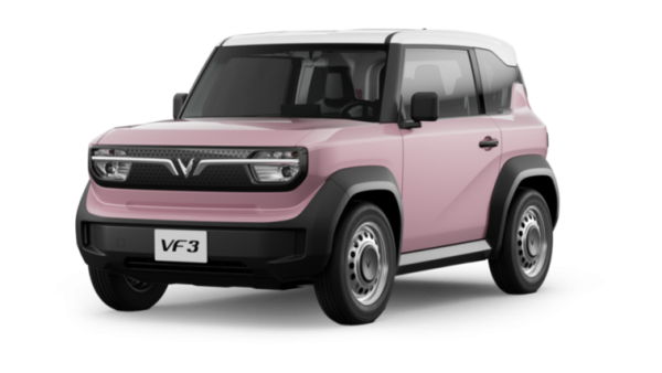 VinFast VF3 màu hồng